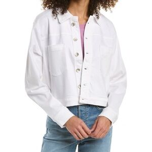 NWT SPLENDID WHITE JEAN JACKET XL‎